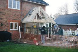 A conservatory to the rear in Knutsford by KJB Builders