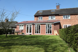 An extension to the rear in Ollerton by KJB Builders